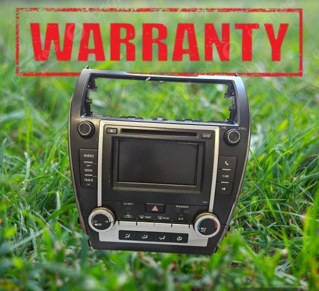 2012 TOYOTA CAMRY RADIO SCREEN DISPLAY AM/FM/CD PLAYER ID 57012 OEM