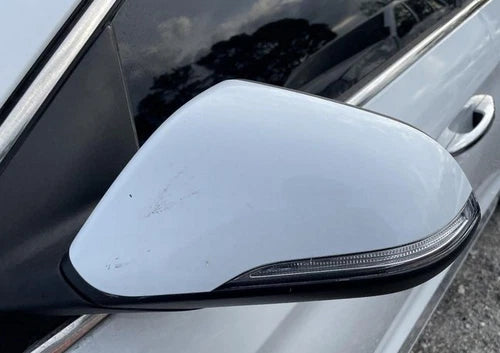 2015-2017 Hyundai Sonata Left Driver Side White Door Mirror Blind Spot hyundai