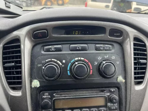 2001-2003 TOYOTA HIGHLANDER HVAC AC HEATER CLIMATE CONTROL PANEL OEM toyota