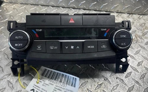 2015-2017 Toyota Camry  A/C Temperature Climate Control Assembly Unit Oem toyota
